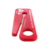 LINE2design Emergency Seat Belt Cutters Rescue Lifesaver, EMS Tools - Red 4-Pack