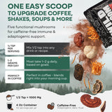 Master Mushrooms Blend, 110 servings – Immune Boosting Adaptogenic Mushrooms