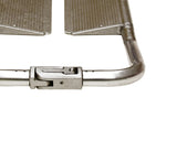 LINE2design Emergency Medical Scoop Stretcher, Adjustable Length with Two Black Safety Straps