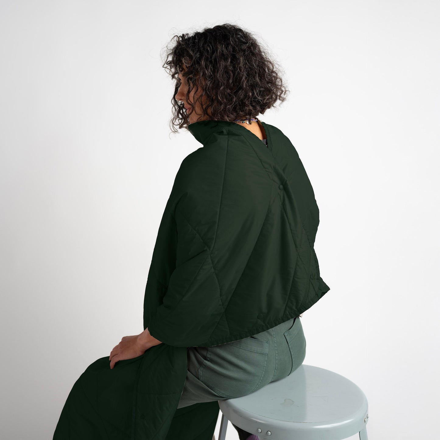 Layover™ XL Travel Blanket - Packable & Puffy | Spruce