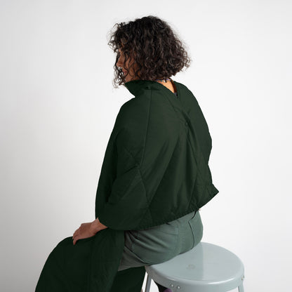 Layover™ XL Travel Blanket - Packable & Puffy | Spruce