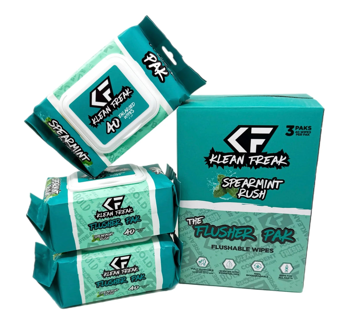 The Flusher 40 Pak – 3 Pak Box