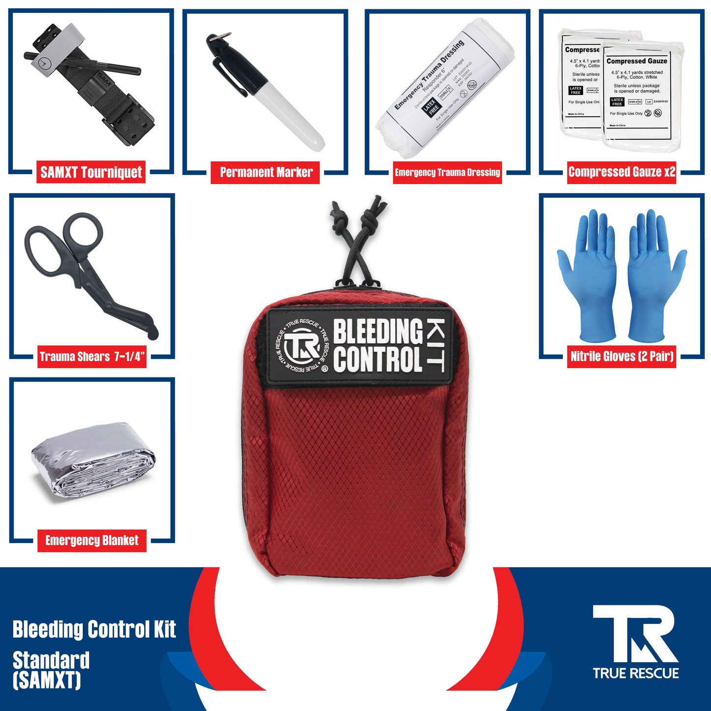 Bleeding Control Kit x2 With Wall Mount