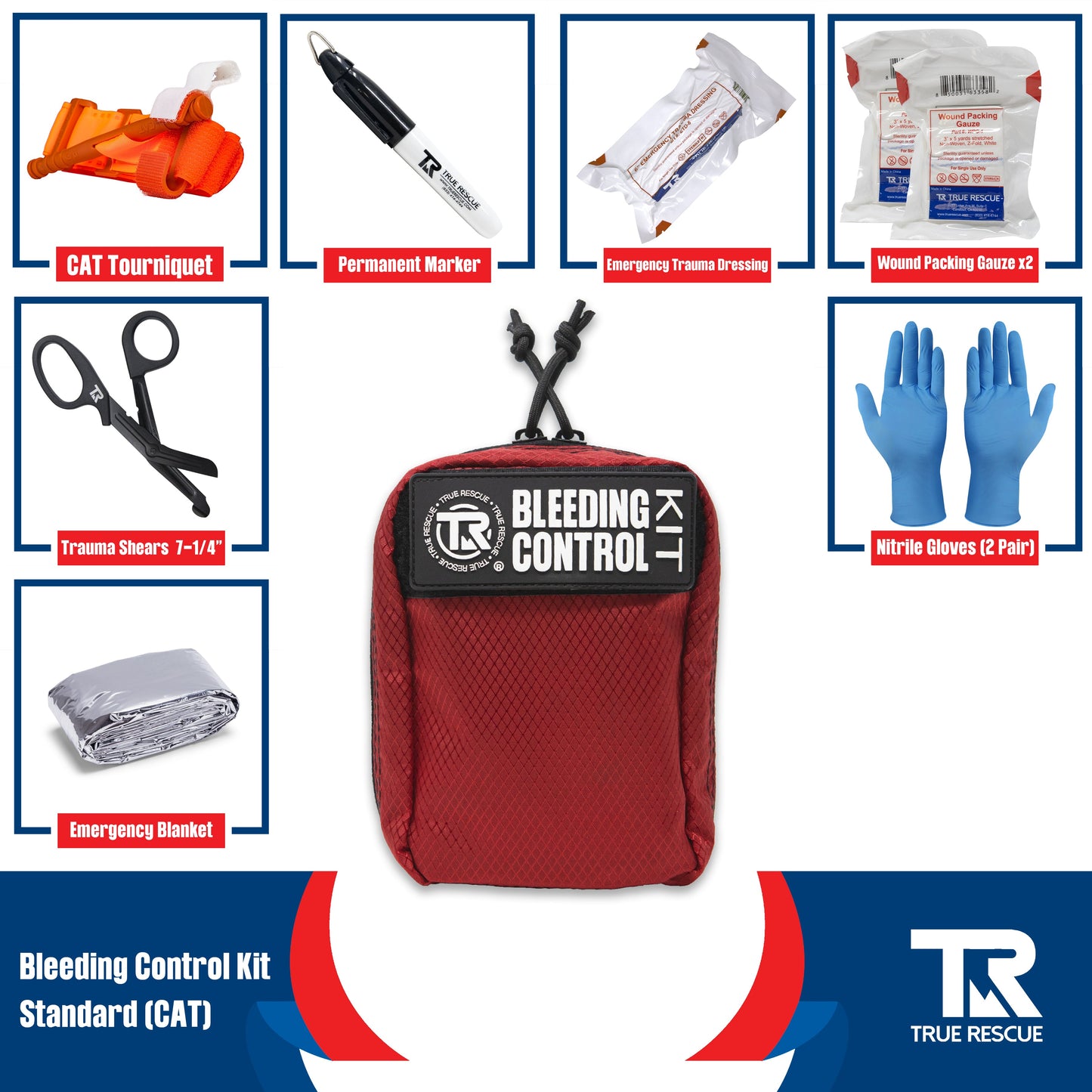 Bleeding Control Kit by True Rescue