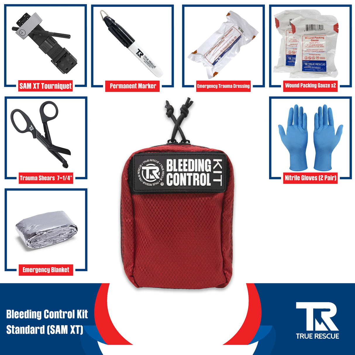 Bleeding Control Kit by True Rescue