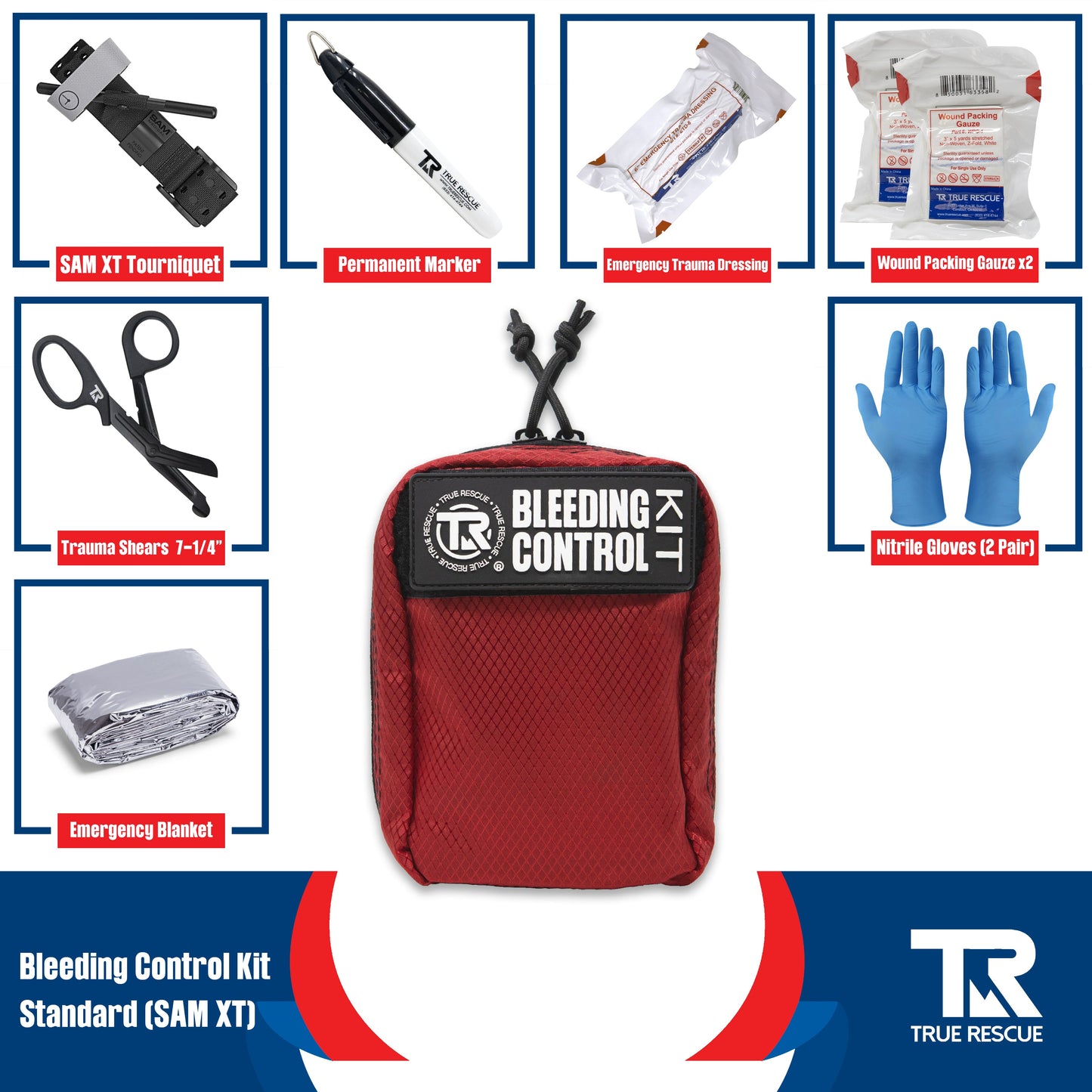 Bleeding Control Kit by True Rescue