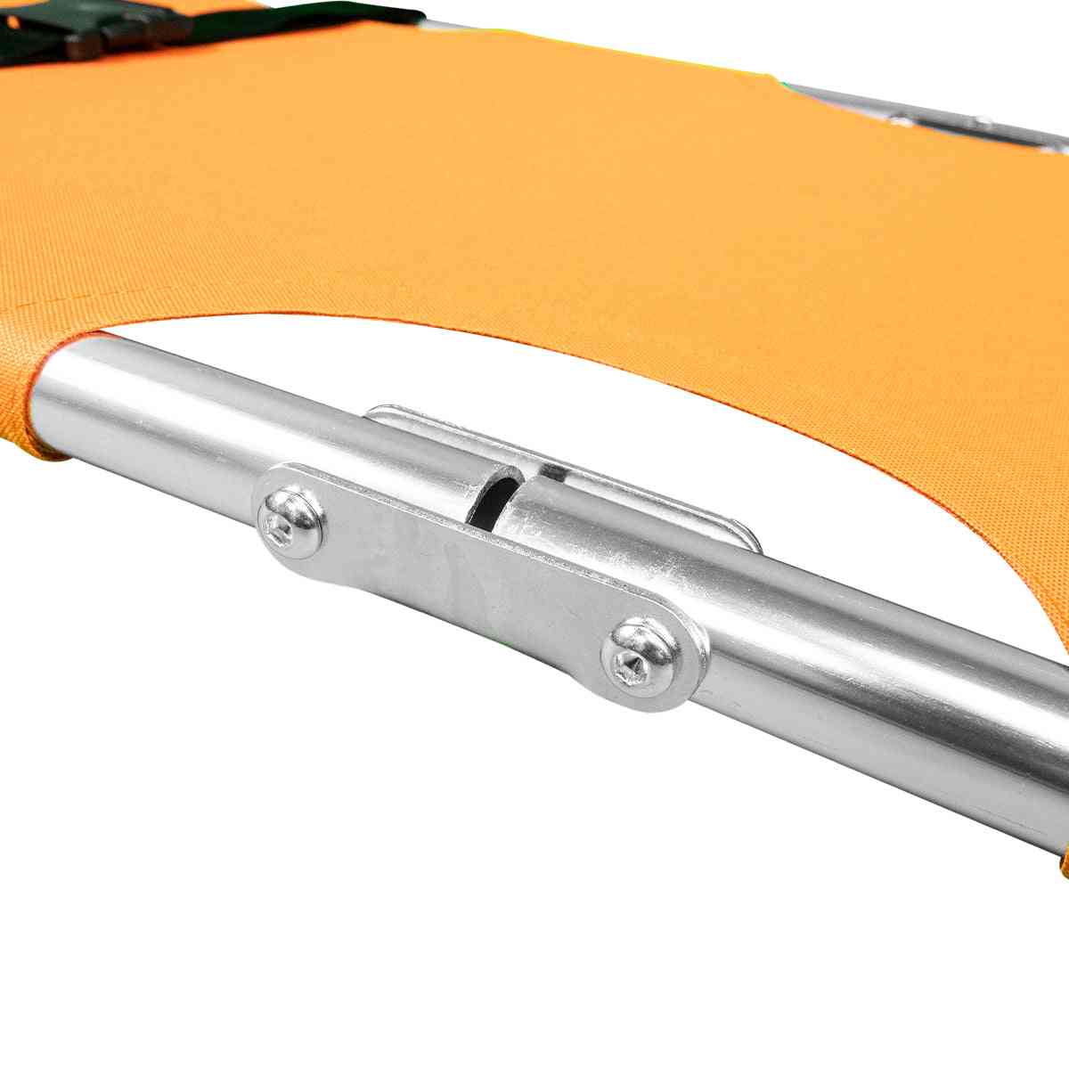 LINE2design EMS Emergency Medical Fold Away Stretcher Portable Flat Folding Equipment - Orange