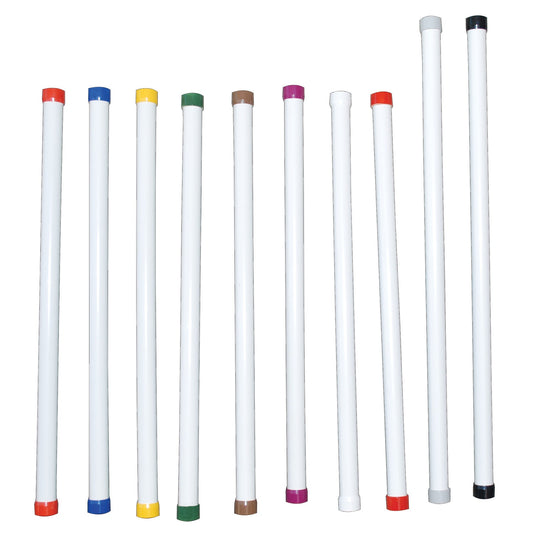 MJM International TRWB-B-36 Therapy Rehab Weighted Bars, BLUE 2 LBS 36" length