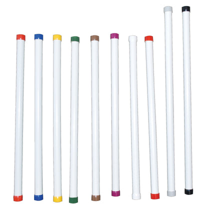 MJM International TRWB-BRN-36 Therapy Rehab Weighted Bars, BROWN 1 LB 36" length