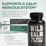 Wild Tri-Mag – Triple Magnesium Complex for Sleep w/L Theanine