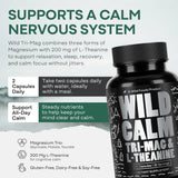 Wild Tri-Mag – Triple Magnesium Complex for Sleep w/L Theanine