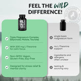 Wild Tri-Mag – Triple Magnesium Complex for Sleep w/L Theanine