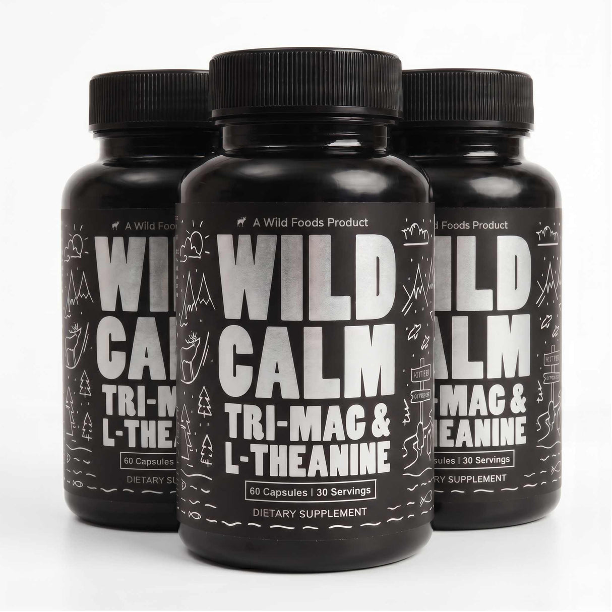 Wild Tri-Mag – Triple Magnesium Complex for Sleep w/L Theanine