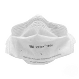3M 400pcs VFlex 1804 Particulate Respirator N95 Face Mask, Regular Size, Individually wrapped & Flat Fold