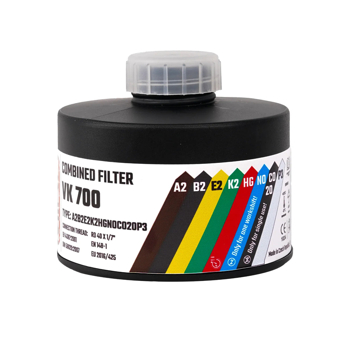 VK-700 Advanced Multi-Threat Filter Cartridge: Comprehensive Protection Against Gases, Vapors, Aerosols & CBRN Agents