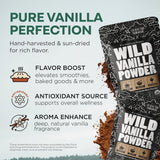 Vanilla Powder, 28 servings - Organic Ground Whole Vanilla Beans