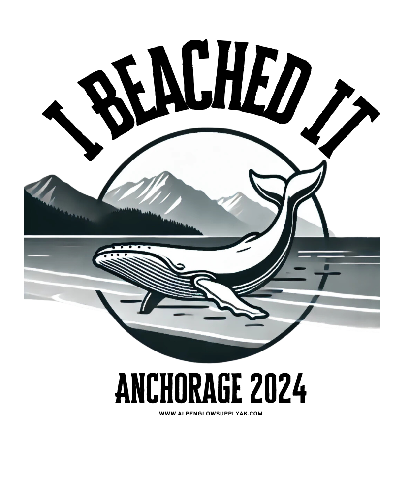 2024 Anchorage Beached Whale | Kids Eco Hoodie | Light Colors