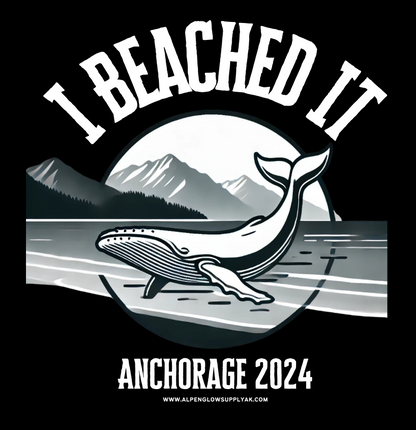 2024 Anchorage Beached Whale | Kids Eco Hoodie | Dark Colors