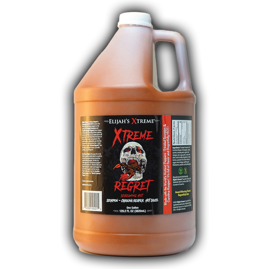Xtreme Regret Hot Sauce Gallon (128oz)