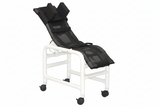 MJM International 191-MC-HB Reclining bath / shower chair (MEDIUM), with base & casters, with head bolster, 130 lbs weight capacity