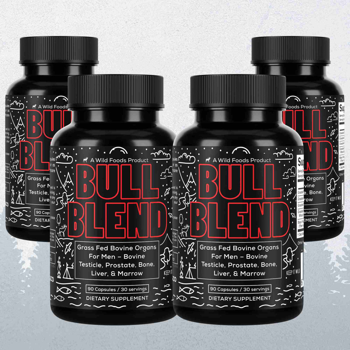 Bull Blend, 30 servings – Natural Male Hormone & Energy Support