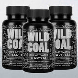 Activated Charcoal Capsules, 60 servings - Made from 100% Organic Coconuts