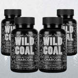 Activated Charcoal Capsules, 60 servings - Made from 100% Organic Coconuts