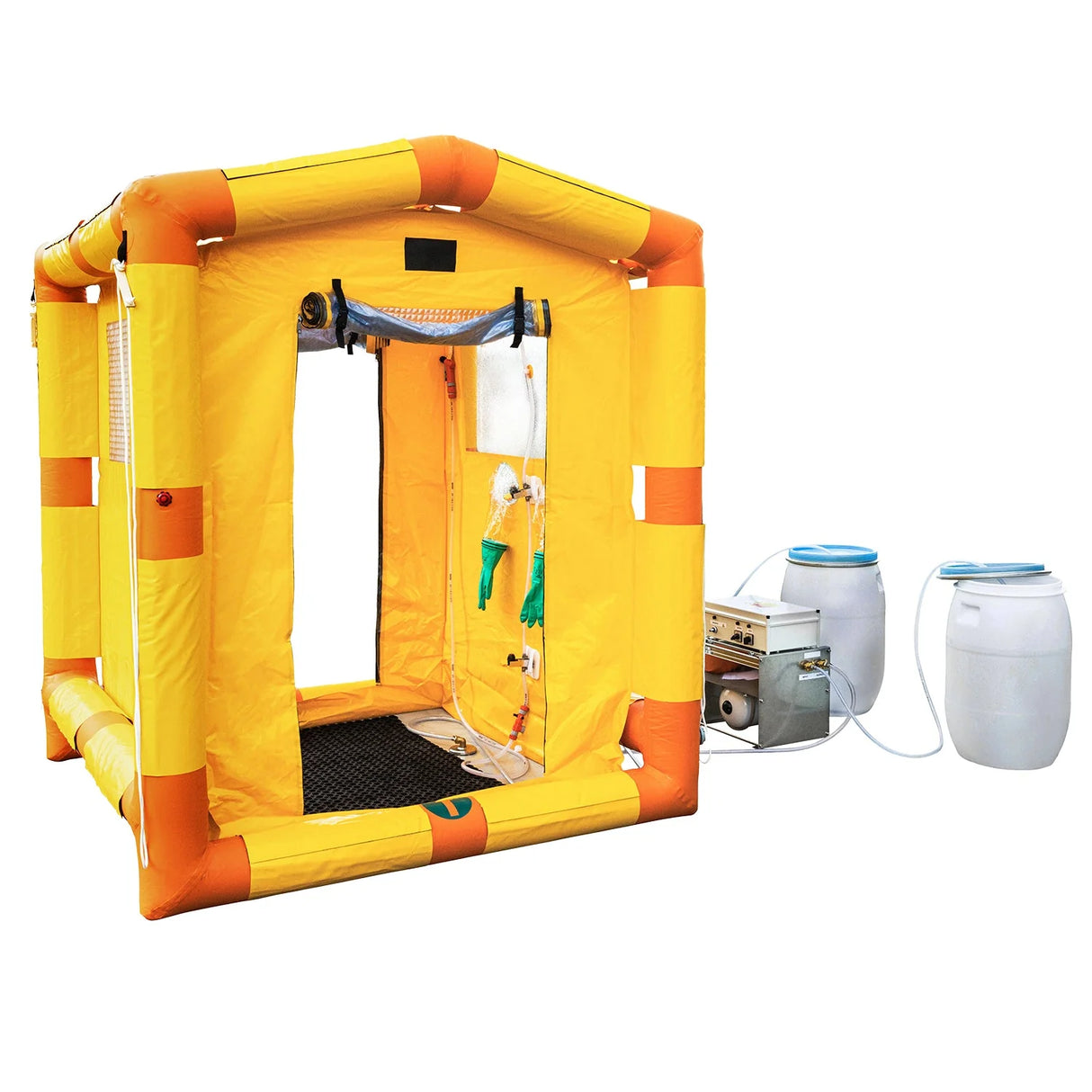 MIRA Safety DS-1 Portable Decontamination Shower: Rapid On-Site CBRN Decontamination