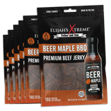 Beer Maple BBQ Beef Jerky - 6 bags (1lb)