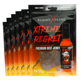 Xtreme Regret Spicy Beef Jerky - 6 bags (1lb)