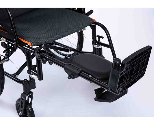 Feather Elevating Legrest Pair Set for Feather Wheelchair Chair Only (Matte Black)