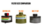 CBRN Gas Mask Filter NBC-77 SOF® 40mm Thread - 20 Year Shelf Life