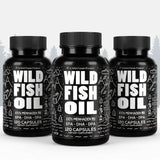 Wild Fish Oil Capsules, Omega-3 Blend, Sustainable, Pure, Third-Party Tested