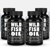 Wild Fish Oil Capsules, Omega-3 Blend, Sustainable, Pure, Third-Party Tested