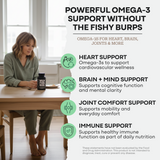 Wild Fish Oil Capsules, Omega-3 Blend, Sustainable, Pure, Third-Party Tested