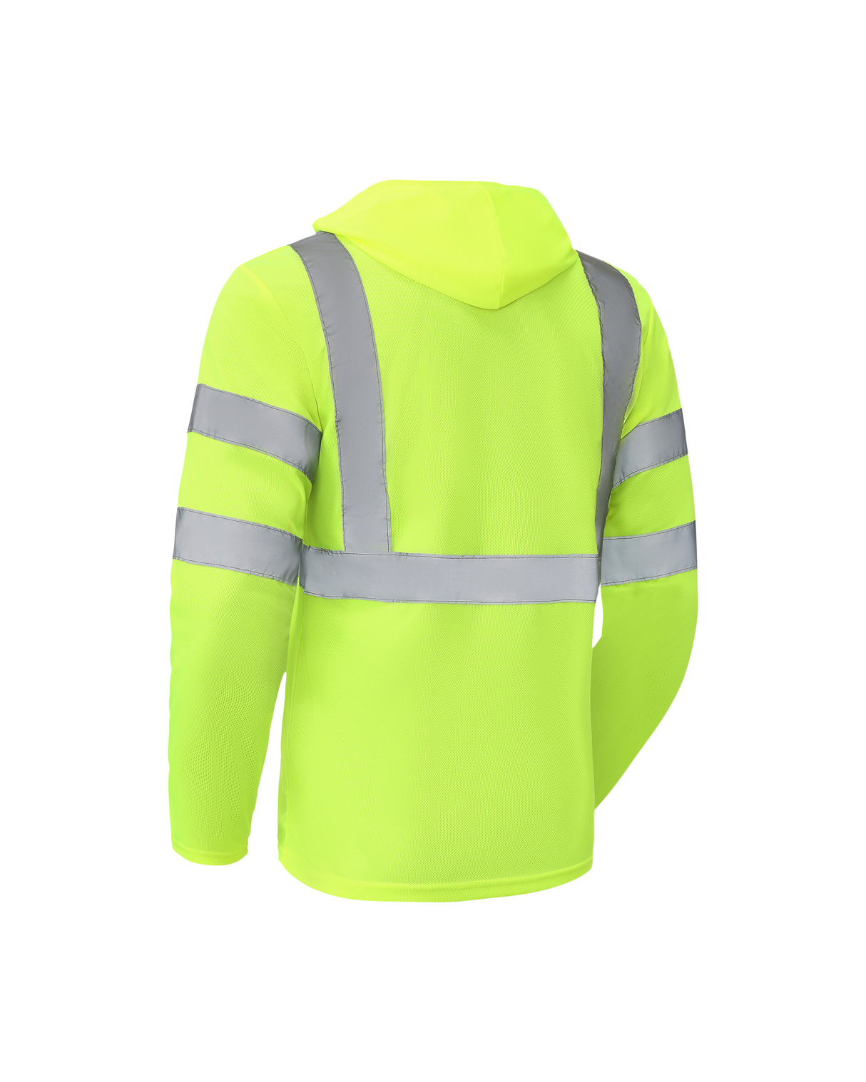 Ideal Club High Visibility ANSI/ISEA 107-2020, Type R, Class 3 Neon Long Sleeve Safety Hoodie [R]