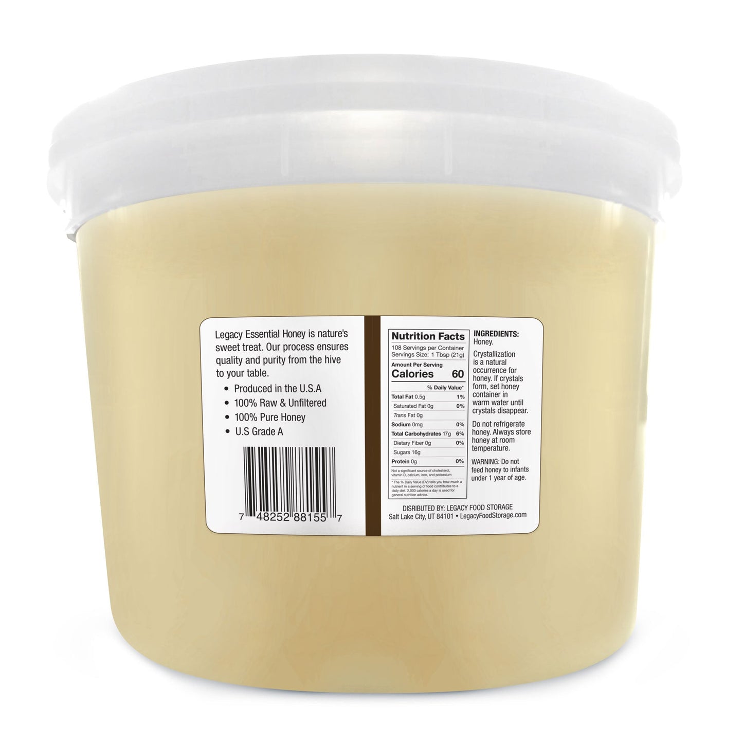 100% Pure Honey - Raw and Unfiltered