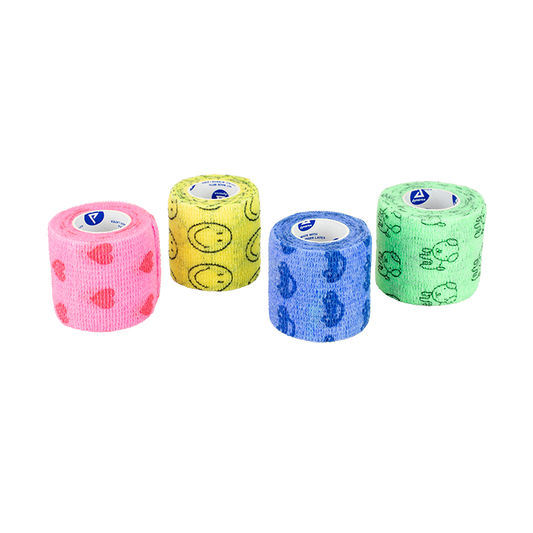 Dynarex Sensi Wrap, Self-Adherent - Latex Free, Assorted – Kids Pack