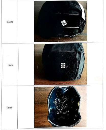 Ballistic Helmet RT2 High Cut Helmet: Tested to LEVEL IIIA (Included Arc Rails, Padding, Straps)