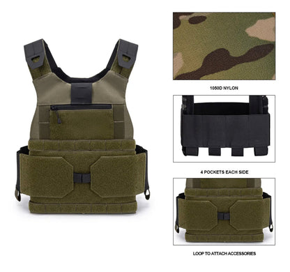 RT “EDC 2.0” Concealable Plate Carrier with 10x12 pockets