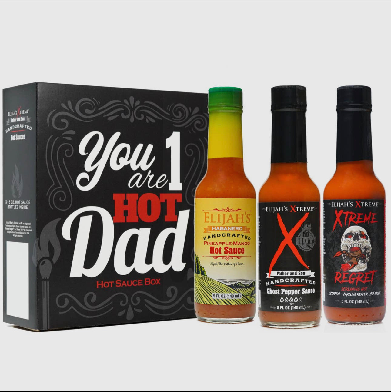 #1 Hot Dad - Hot Sauce Gift Set I Eliiah'S Xtreme