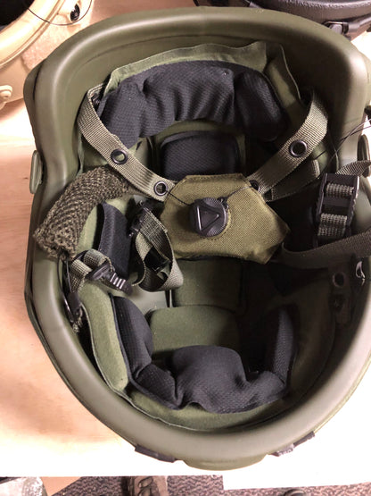 Ballistic Helmet RT2 High Cut Helmet: Tested to LEVEL IIIA (Included Arc Rails, Padding, Straps)