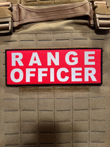 Pair of RANGE OFFICER Patches (3” x 8”) Pair of Reflective Hook and Loop