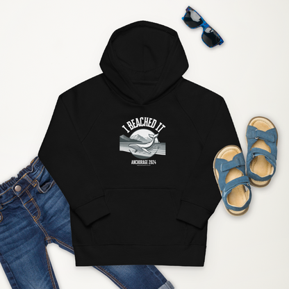 2024 Anchorage Beached Whale | Kids Eco Hoodie | Dark Colors