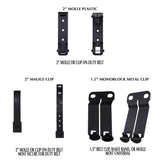 Black MINI Compact EMT and First Responders Rescue Shears Kydex Holder | ONE SHEAR®
