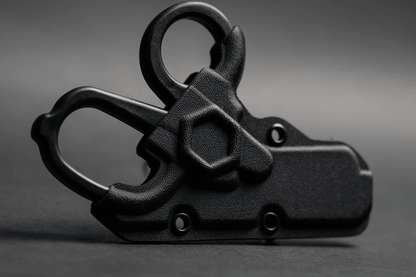 Black MINI Compact EMT and First Responders Rescue Shears Kydex Holder | ONE SHEAR®