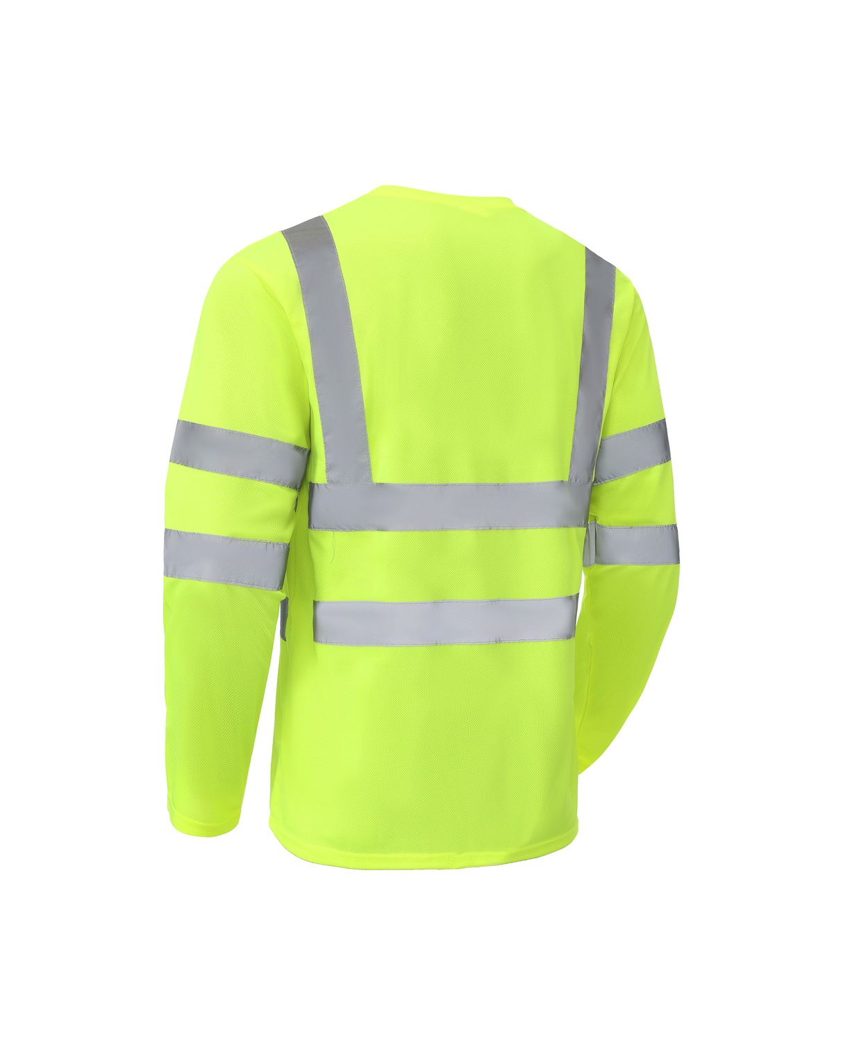 Ideal Club High Visibility ANSI/ISEA 107-2020, Type R, Class 3 Neon Long Sleeve Safety Shirt [R]