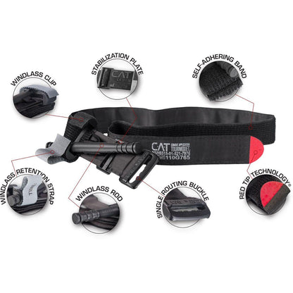 NAR COMBAT APPLICATION TOURNIQUET (C-A-T)  GEN7 - TACTICAL BLACK