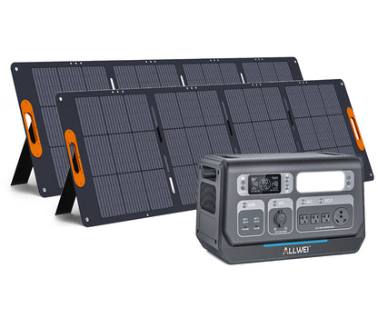 ALLWEI PPS2400 Portable Power Station – 2048Wh Large Capacity, 2400W High Output, Fast Charging Backup Power for Home, RV & Camping