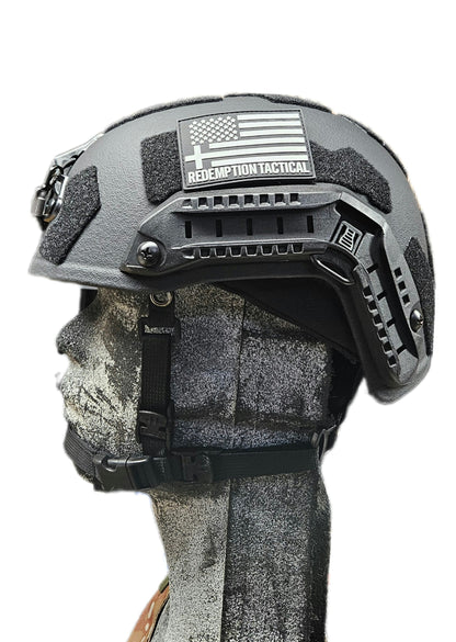 Ballistic Helmet RT2 High Cut Helmet: Tested to LEVEL IIIA (Included Arc Rails, Padding, Straps)